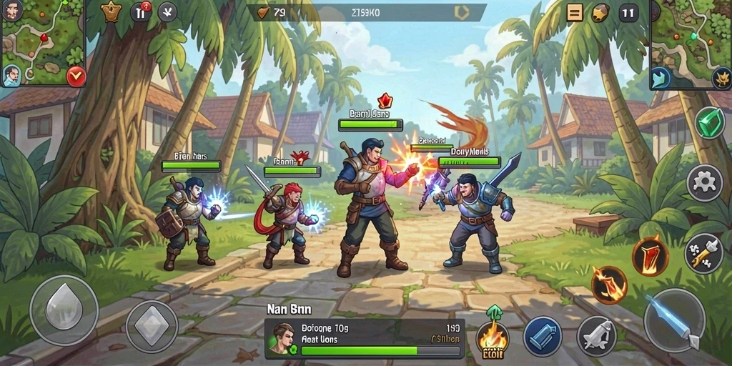 Tampilan antarmuka utama game 55FIVE.