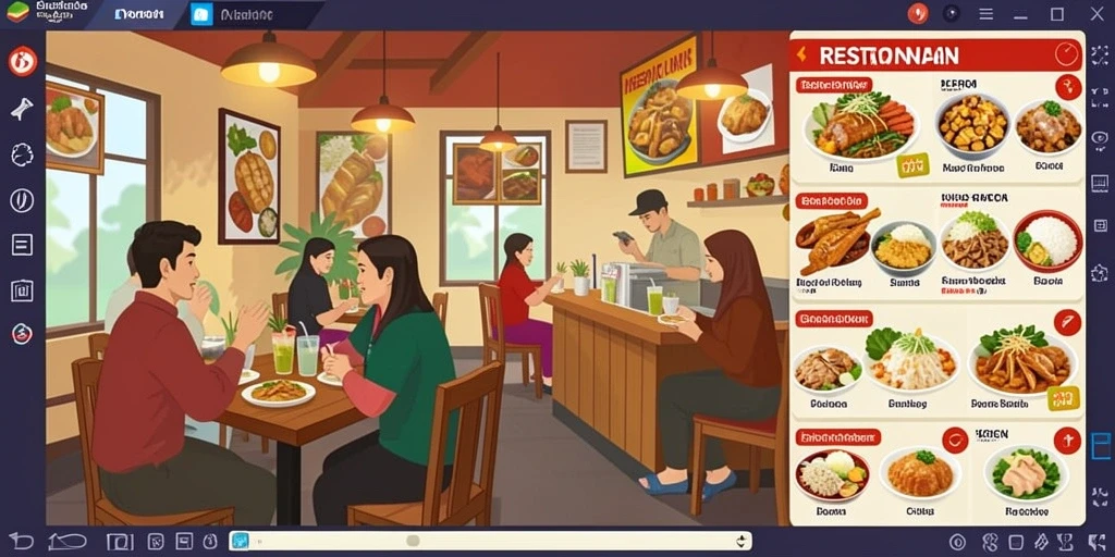 Tampilan antarmuka yang ramah pengguna dan menarik.