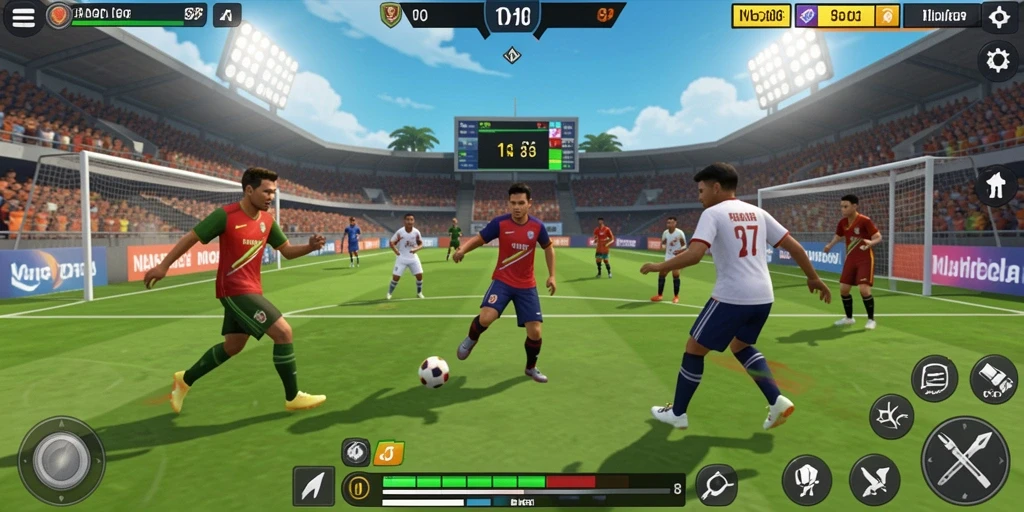 Tampilan utama dengan karakter unik dan menawan.
