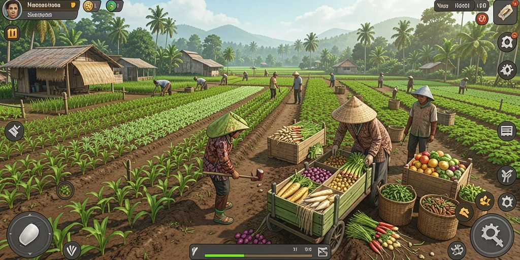 Tangkapan layar menampilkan karakter utama dalam aksi.