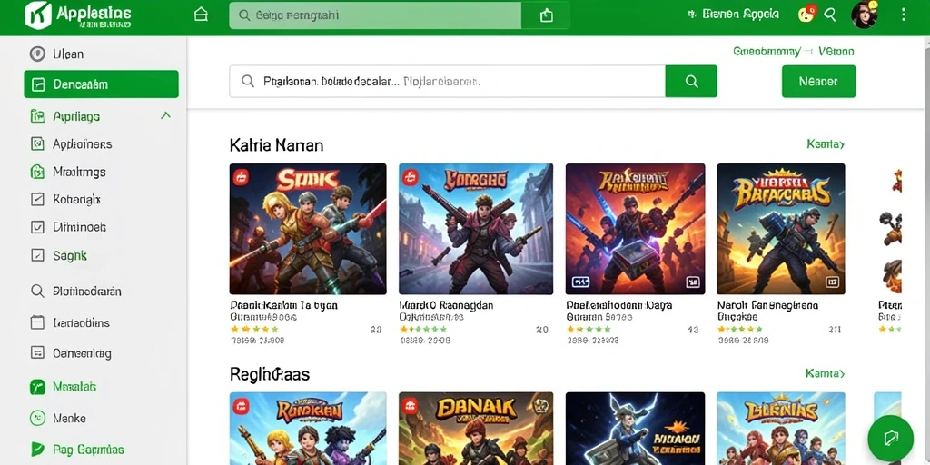 Tampilan menu utama HARTA11 yang menarik dan mudah dinavigasi.