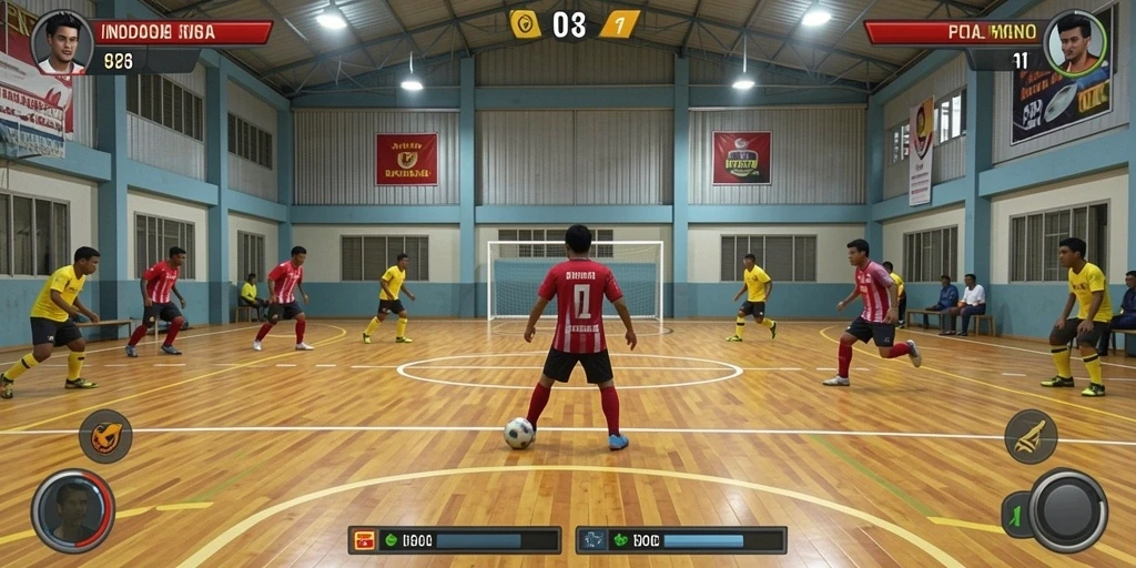 Tampilan awal game yang menarik dan penuh warna.