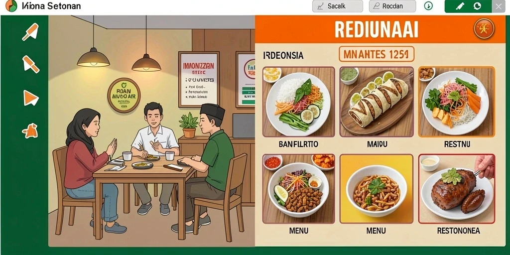 Tampilan awal KIKOTOTO dengan karakter yang menarik.