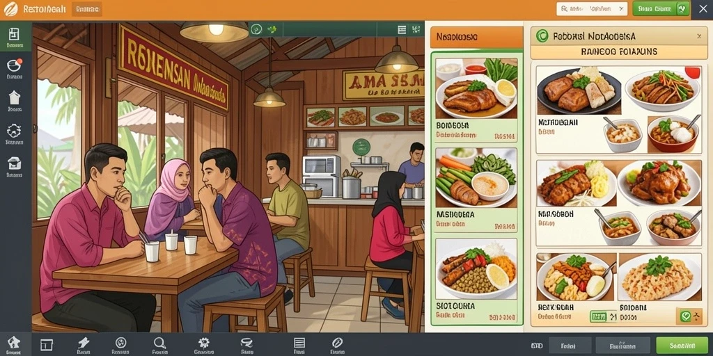 Tampilan antarmuka yang ramah pengguna.