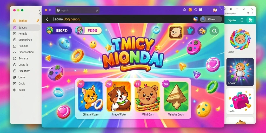 Tampilan utama NA777 dengan karakter unik dan colorful.