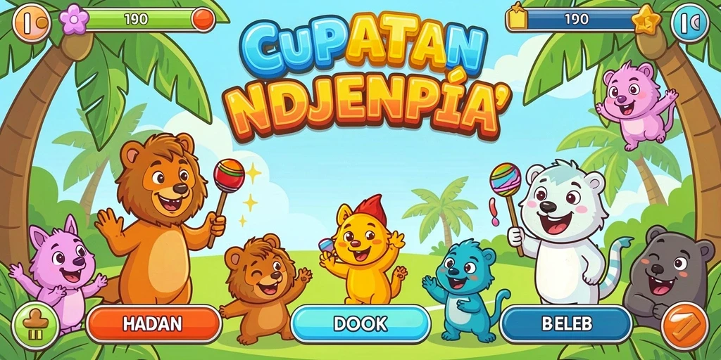 Tampilan awal yang menarik dan user-friendly.