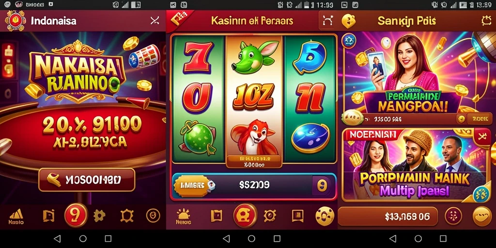Tampilan menu awal yang intuitif dan menarik.